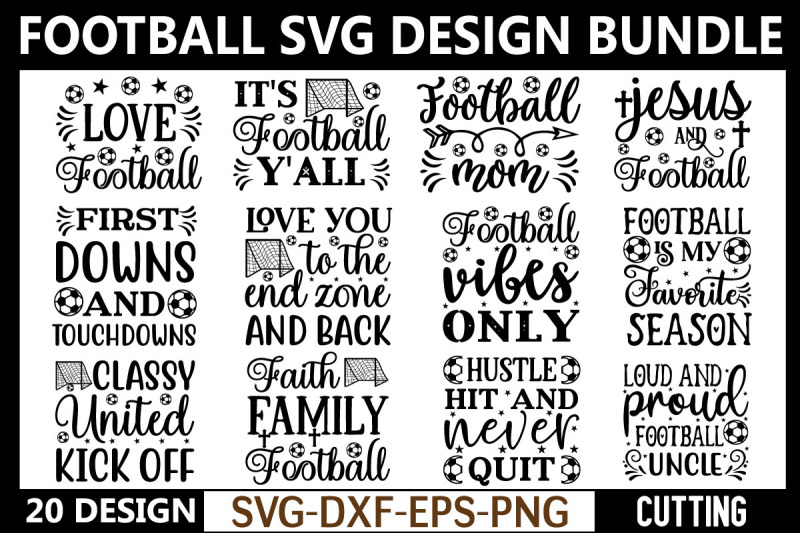 football-svg-bundle