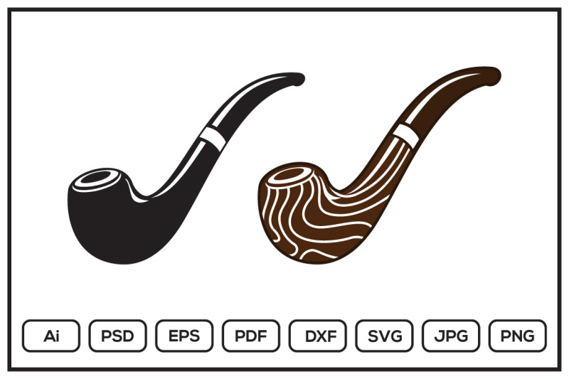 tobacco-pipe-design-illustration