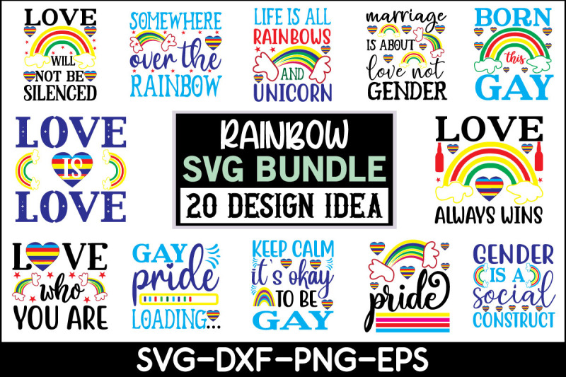 rainbow-svg-bundle