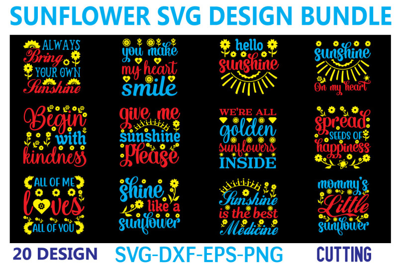 sunflower-svg-bundle