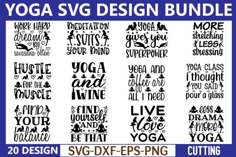 yoga-svg-bundle