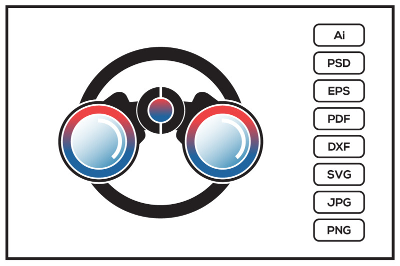 binoculars-logo-design-illustration