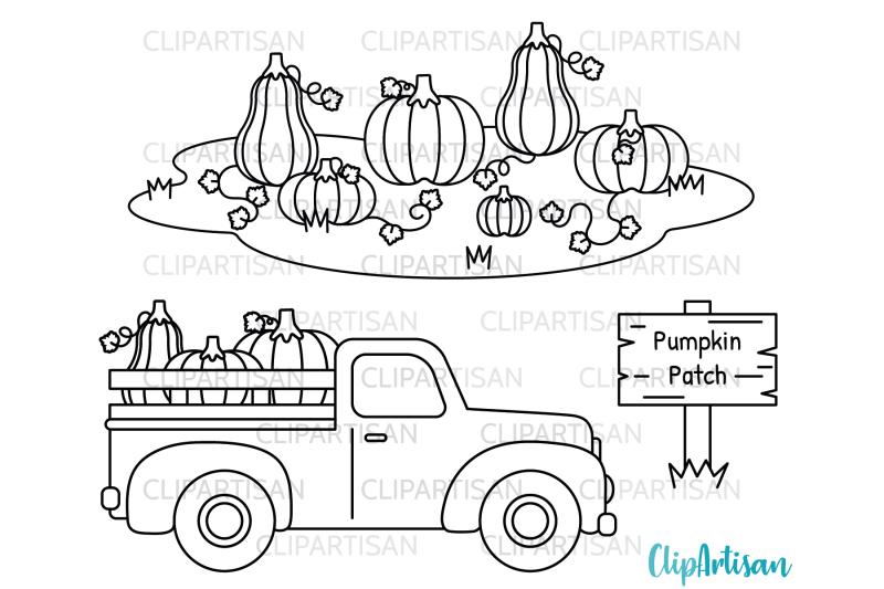 fall-pumpkin-truck-clipart-fall-kids-digital-stamp
