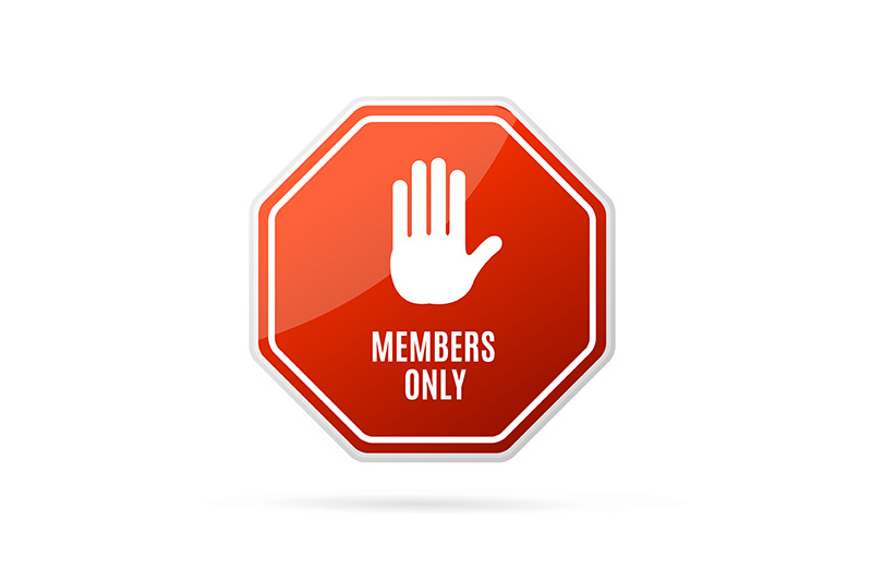 realistic-detailed-3d-members-only-sign-vector