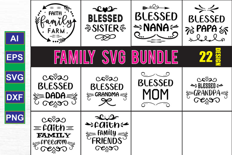 family-svg-design-bundle