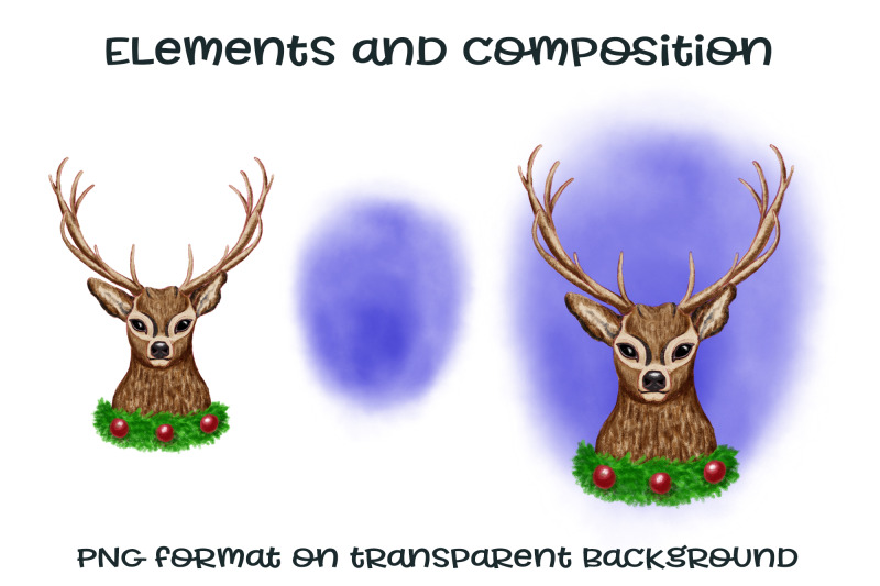 christmas-deer-sublimation-design-for-printing