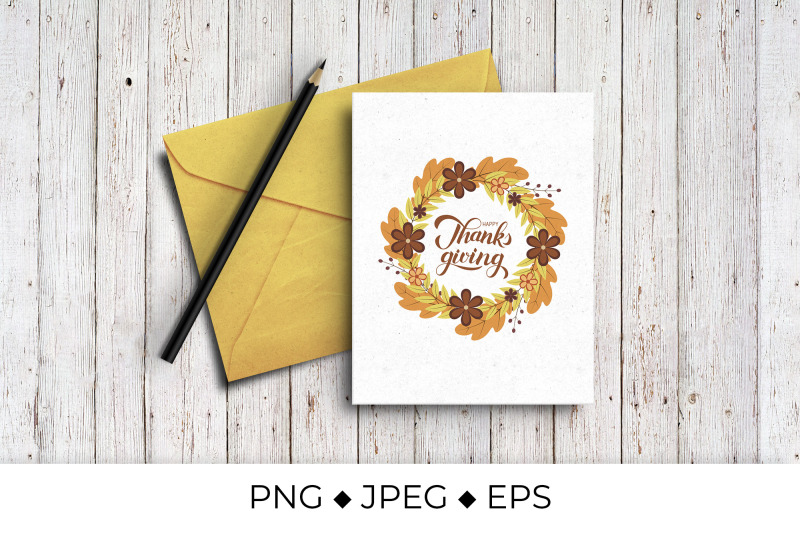 happy-thanksgiving-calligraphy-lettering-autumn-wreath