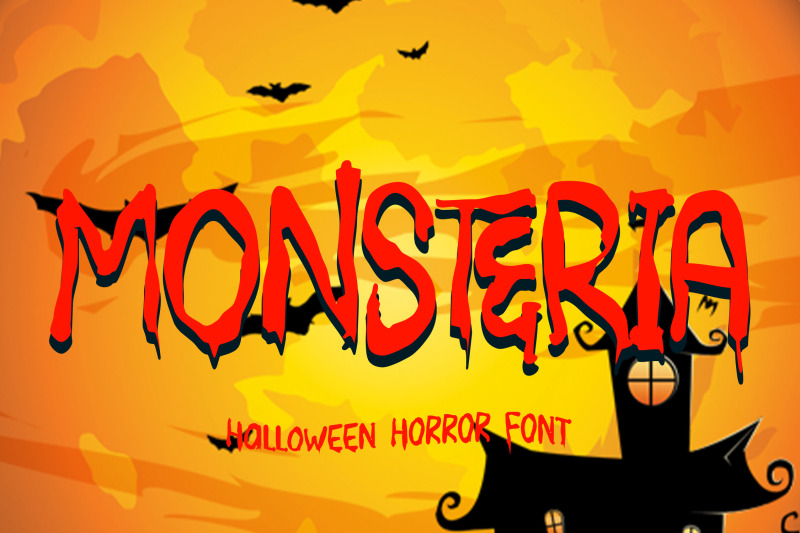monsteria-halloween-font