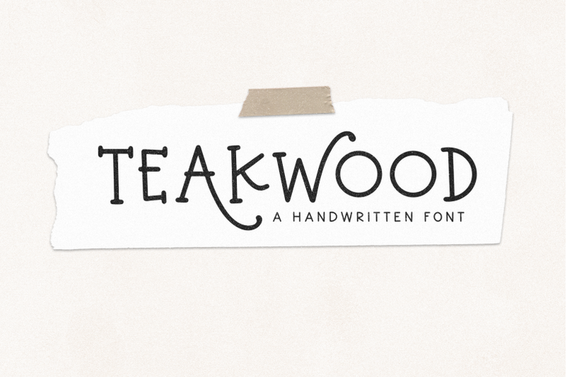 teakwood-handwritten-farmhouse-font