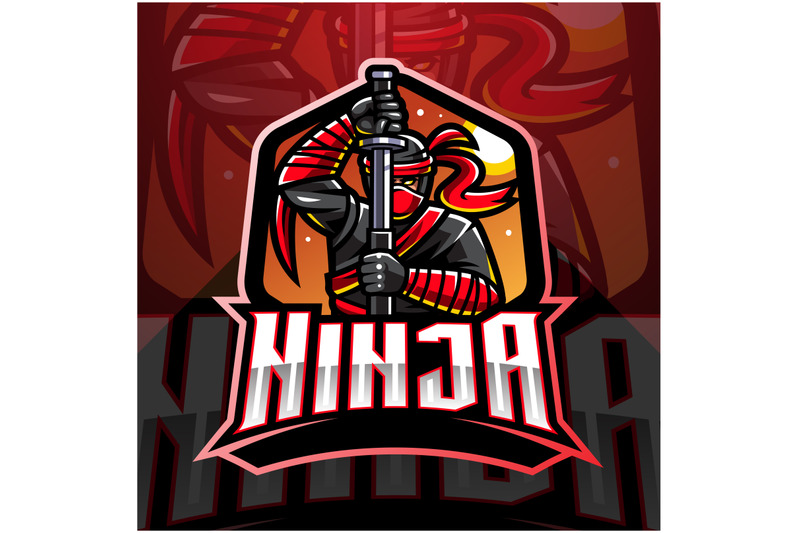 ninja-esport-mascot-logo-design