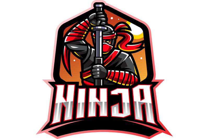 ninja-esport-mascot-logo-design