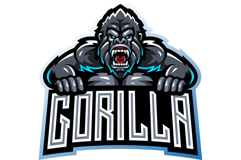 angry-gorilla-mascot-logo-desain