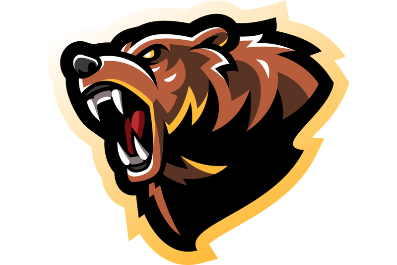 bear-head-mascot-logo-design