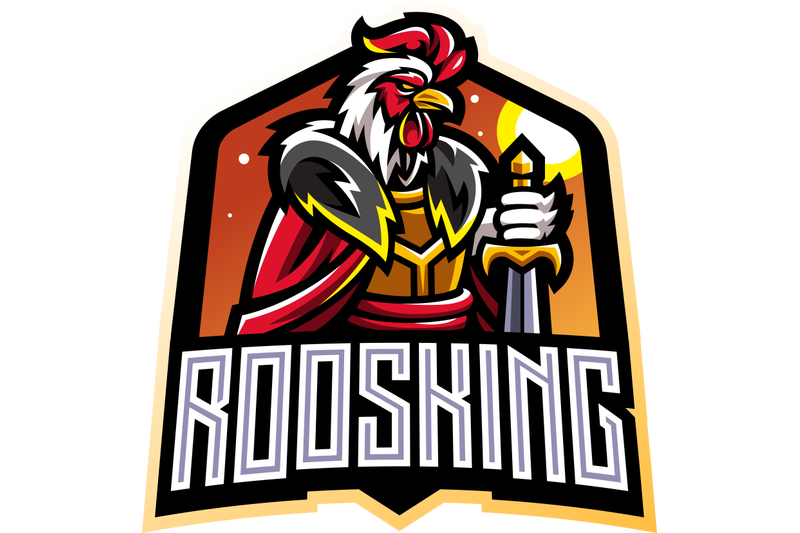 rooster-king-esport-mascot-logo-design