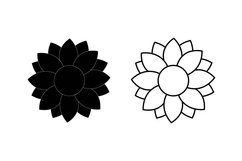 flower-bundle-outline-solid-952