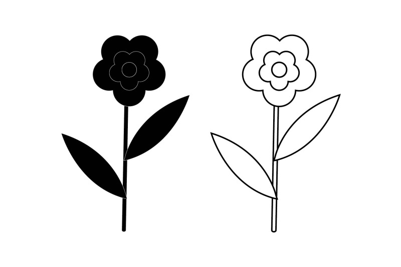 flower-bundle-outline-solid-961