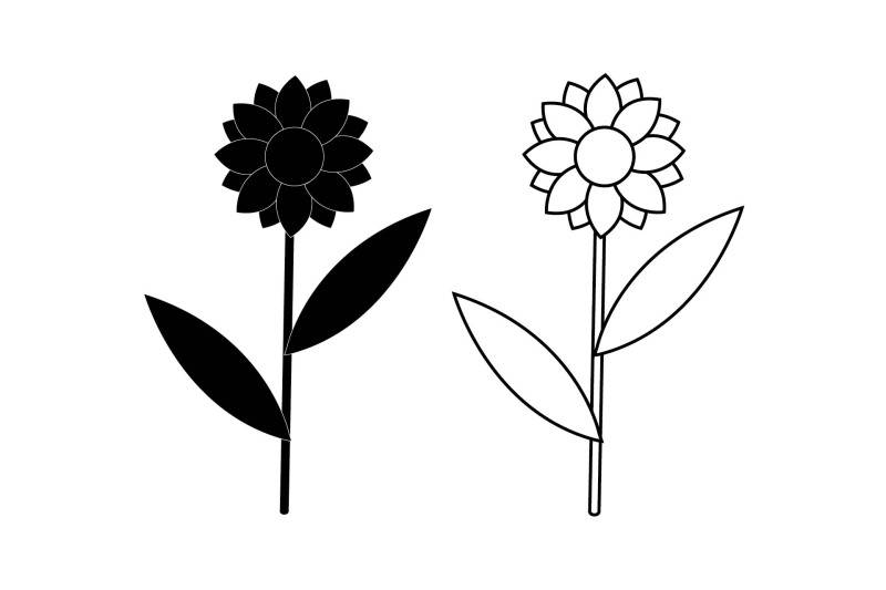 flower-bundle-outline-solid-962