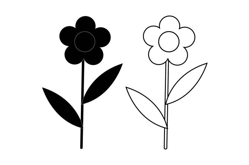 flower-bundle-outline-solid-963