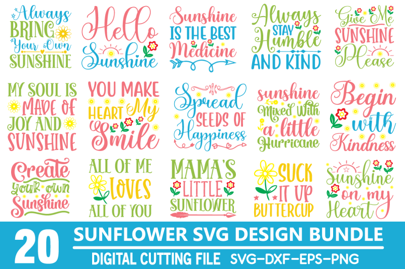 sunflower-svg-bundle