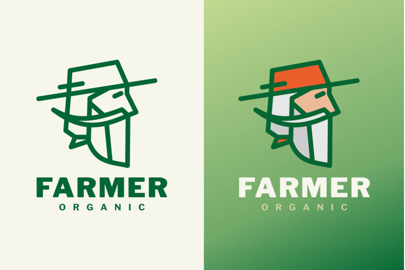 farmer-organic-food-logo-template