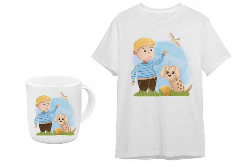 cute-boy-with-dog-sublimation-design-png