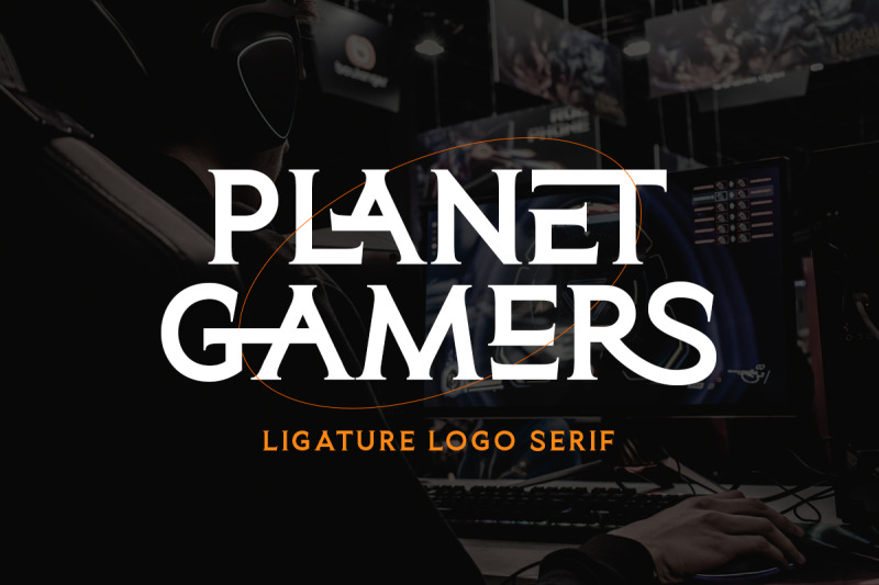 planet-gamers-ligature-logo-serif