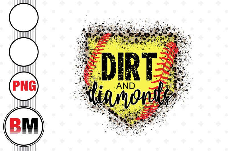 dirt-and-diamonds-softball-leopard-png-files