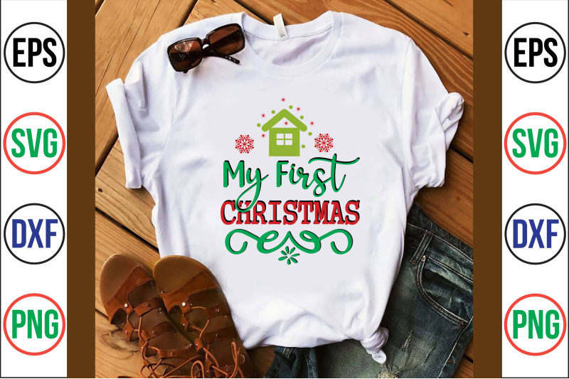 my-first-christmas-svg-cut-file