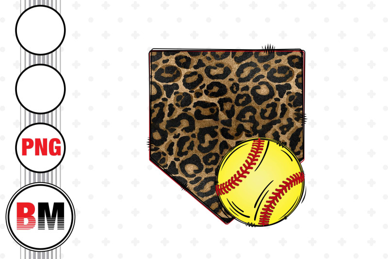 home-softball-leopard-png-files