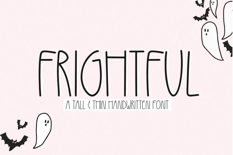frightful-skinny-halloween-font