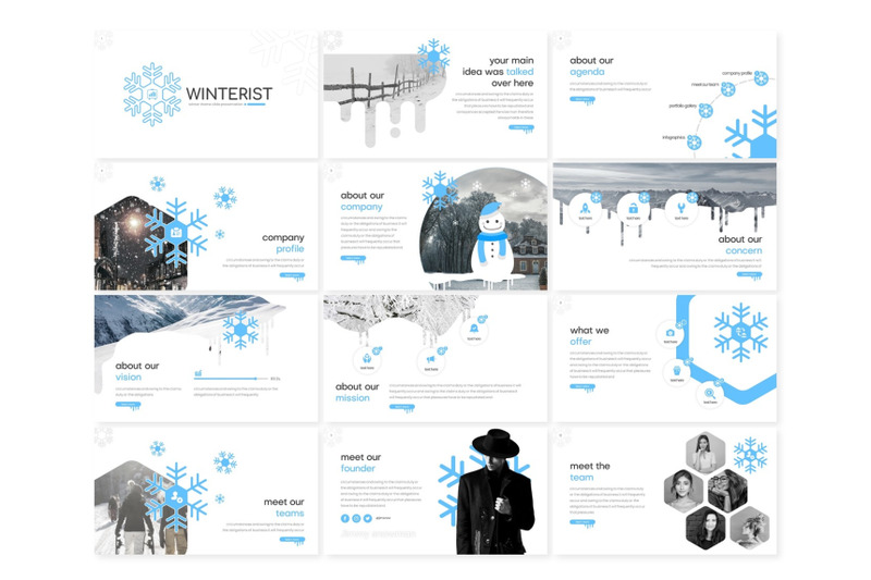 winterist-google-slide-template