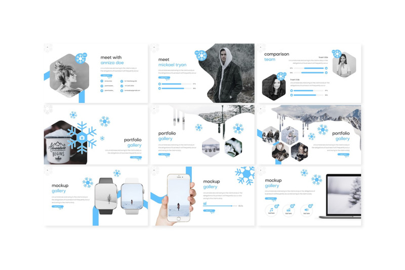 winterist-keynote-template