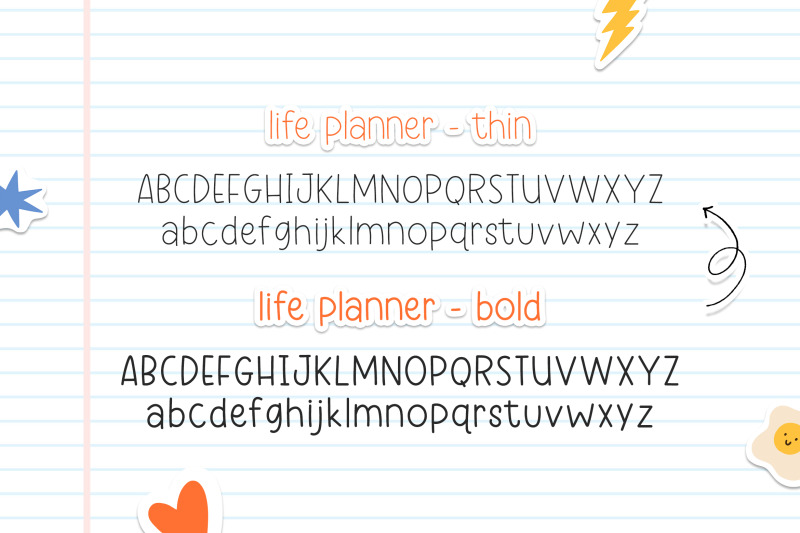 life-planner-neat-fonts-tidy-fonts-handwriting-fonts