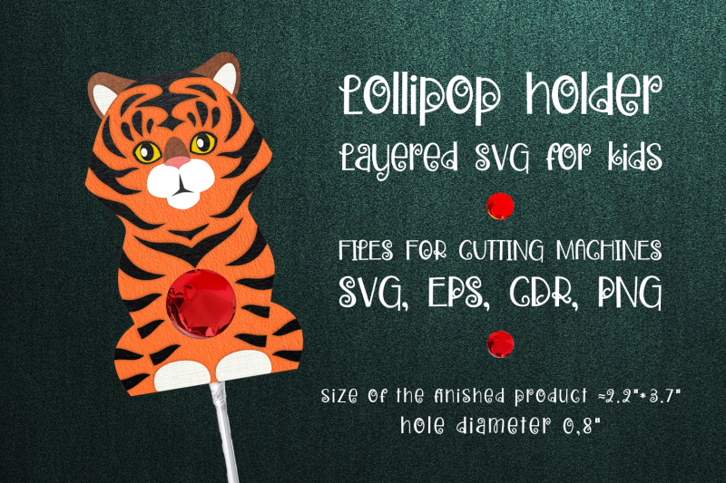 tiger-lollipop-holder-template-svg