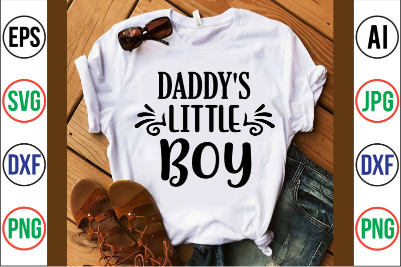 daddy-039-s-little-boy-svg-cut-file