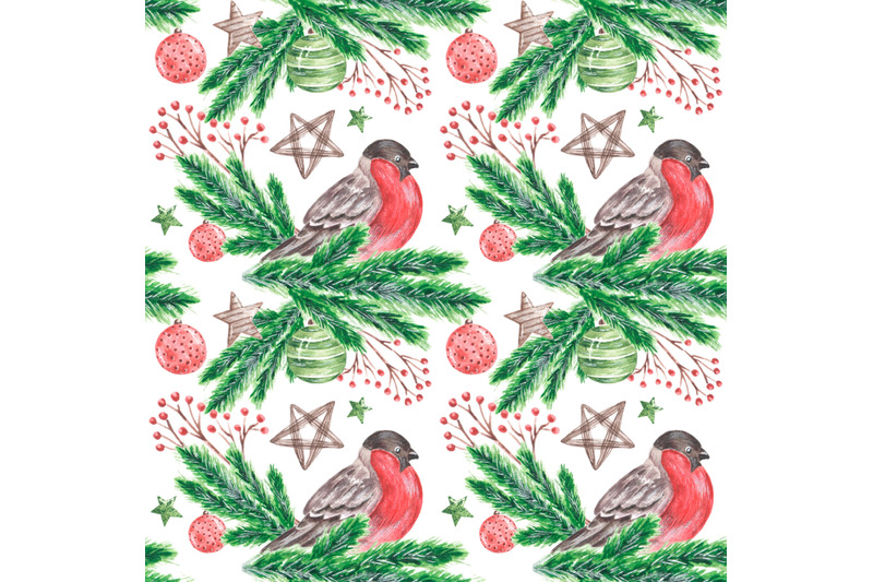 bullfinches-watercolor-seamless-pattern-christmas-new-year-winter