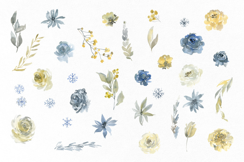 watercolor-winter-xmas-flowers-png