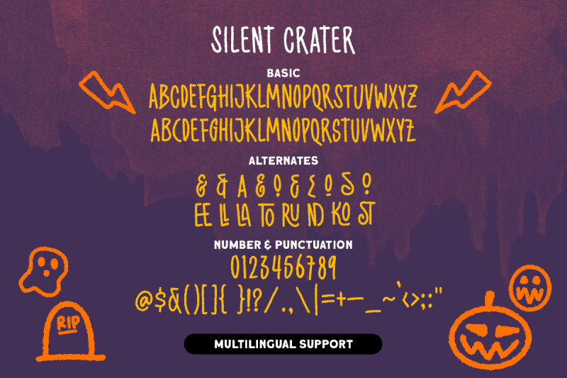 silent-crater-spooky-font