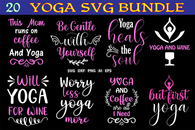 yoga-svg-design-bundle