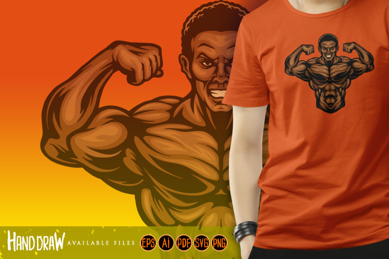 fitness-gym-power-mascot-illustrations