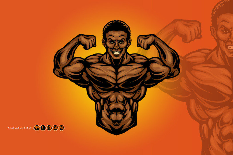 fitness-gym-power-mascot-illustrations