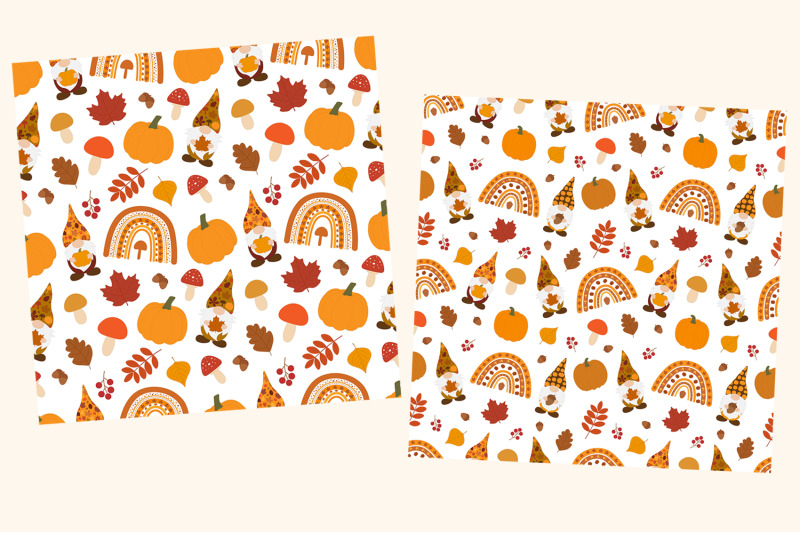 gnomes-pattern-fall-gnomes-pattern-autumn-gnome-gnome-svg