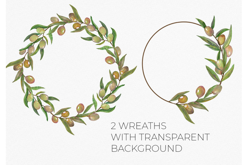 green-olive-branches-watercolor-graphic-elements-frames