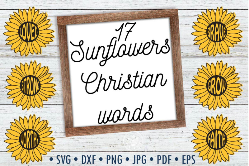 sunflowers-christian-words-svg-cut-files