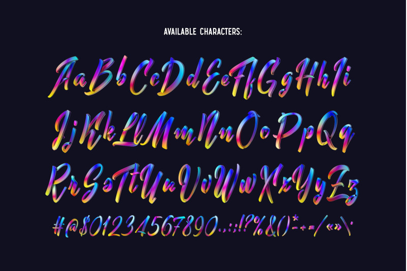 diversity-color-bitmap-font