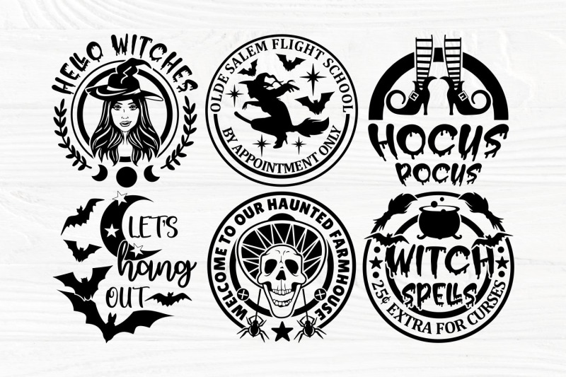 halloween-svg-bundle-farmhouse-round-sign-designs