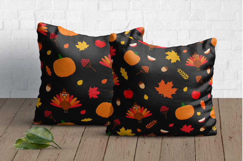 cute-thanksgiving-seamless-patterns-digital-paper