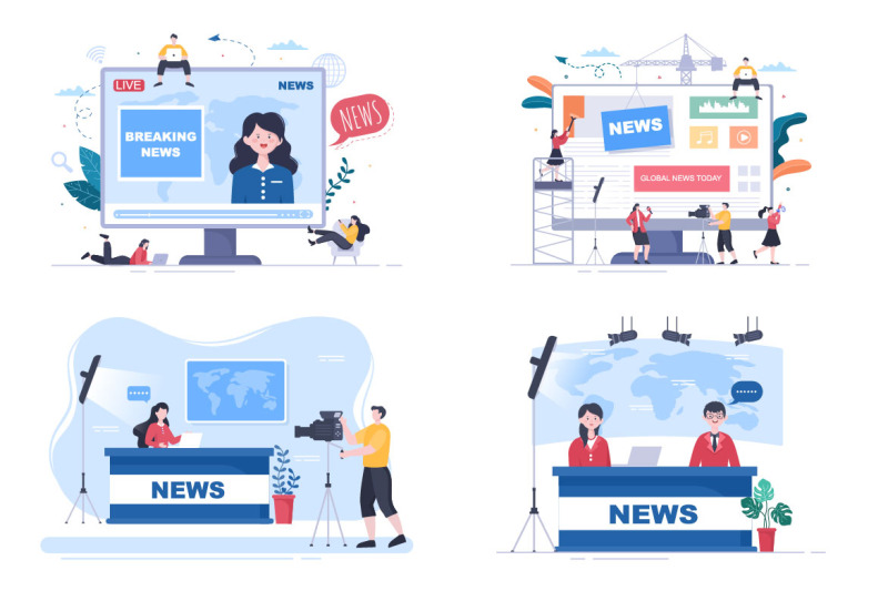 15-breaking-news-reporter-background-vector