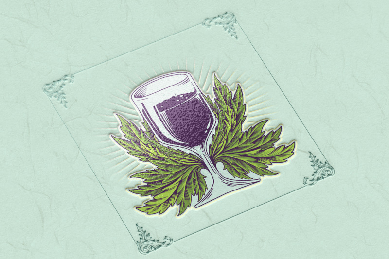 elegant-purple-wine-leaf-logo-designs