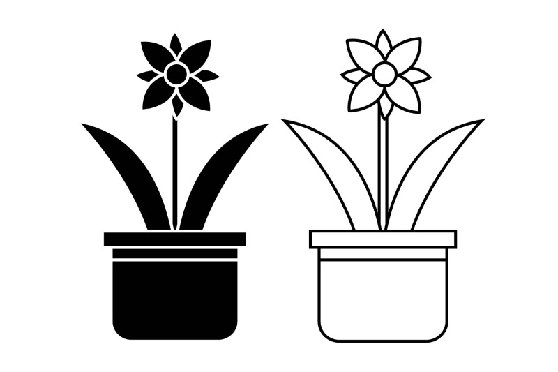 flower-bundle-solid-outline-1030